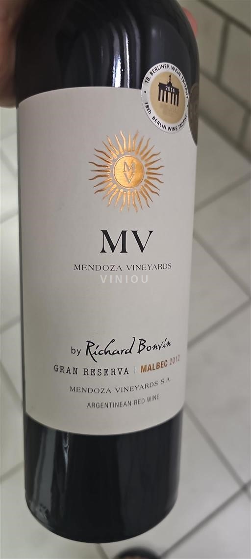Mendoza Mendoza Vineyards Gran Reserva 2012