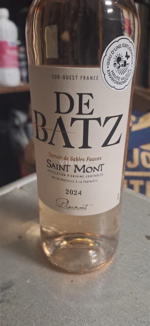 Sud-Ovest Saint-Mont Batz Terroir de Sables Fauves 2024