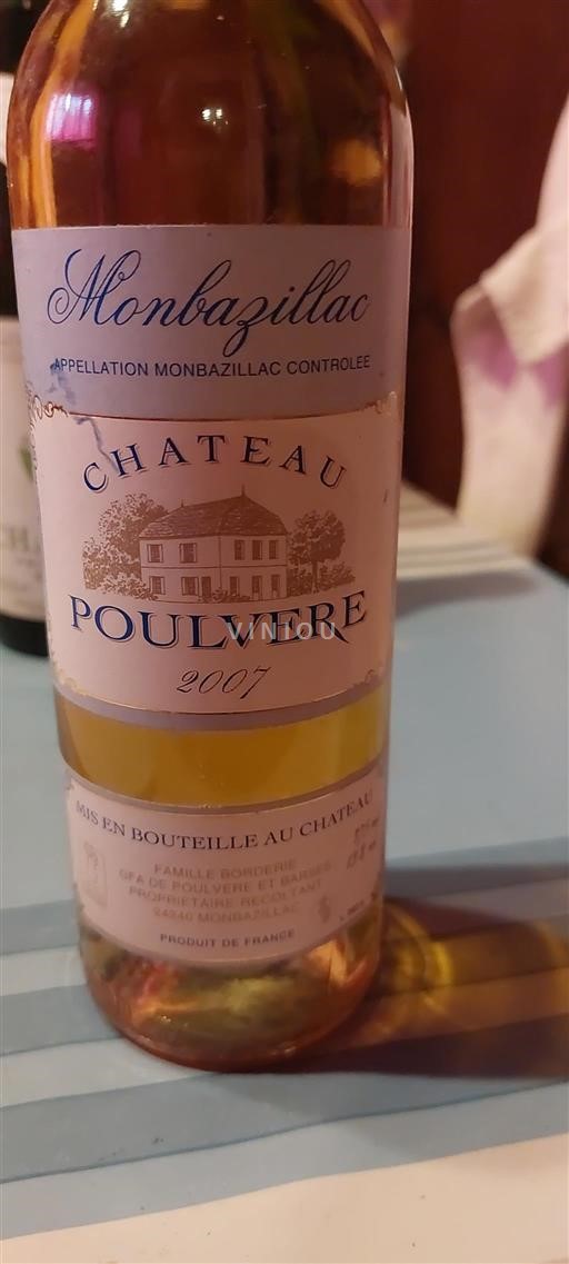 Südwestfrankreich Monbazillac Château Poulvère 2007