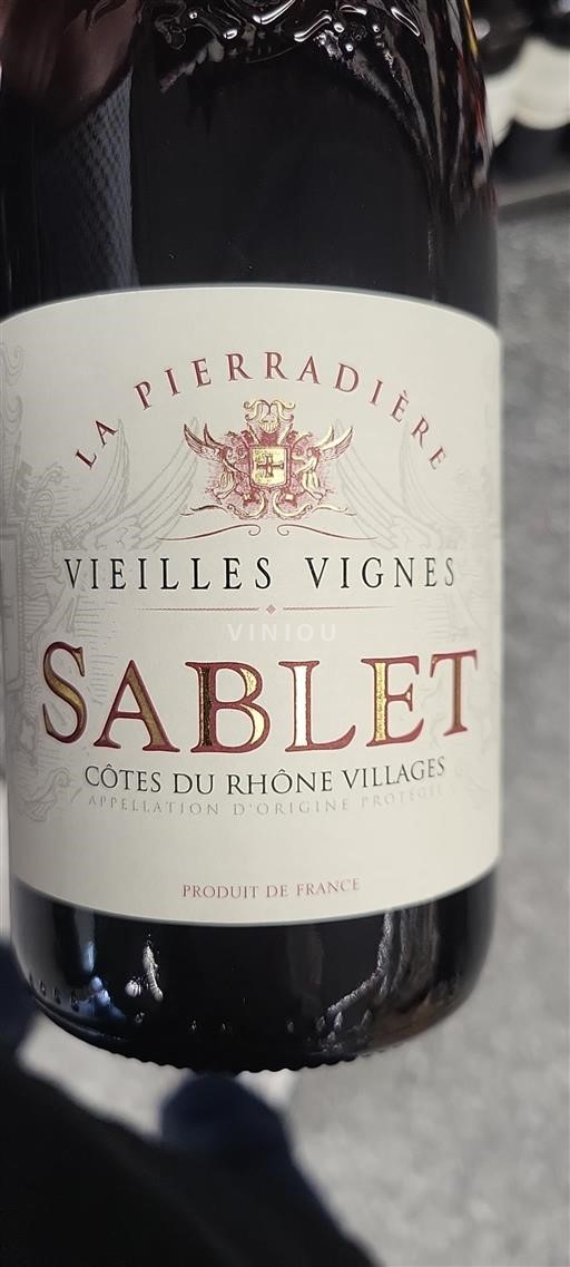 Rhônen laakso Määrittelemätön La Pierradière Vieilles Vignes 2022