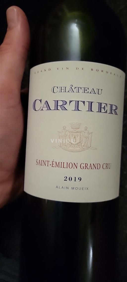 Burdeos Saint-Émilion Grand Cru Château Cartier 2019