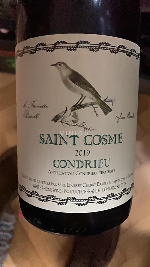 Rhônetal Condrieu Saint Cosme Les Fraulettes 2019
