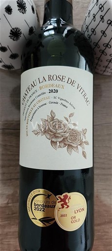 Bordeaux Château La Rose de Vitrac 2020