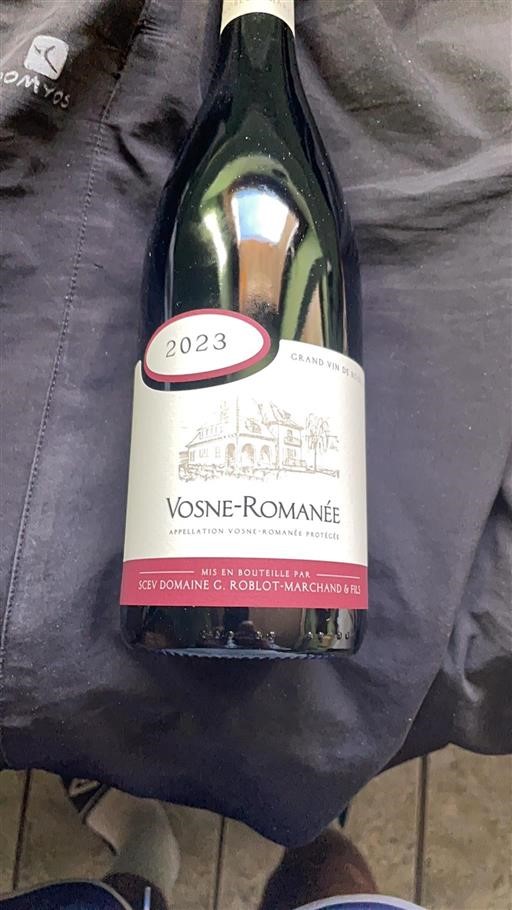 Borgogna Vosne-Romanée Domaine G. Roblot-Marchand & Fils 2023