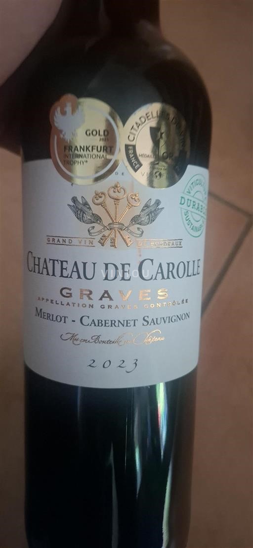 Bordeaux Graves Château Carolle 2023