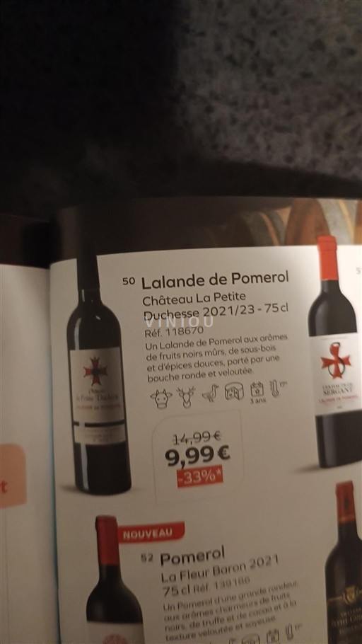 Bordeaux Lalande-de-Pomerol Château la Petite Duchesse 2021