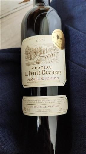 Bordeaux Lalande-de-pomerol Château la Petite Duchesse 2021