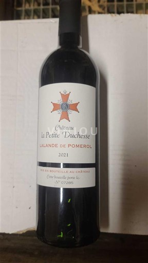 Burdeos Lalande-de-Pomerol Château la Petite Duchesse 2021