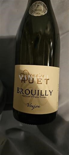 Beaujolais Brouilly Domaine Ruet Voujon 2018