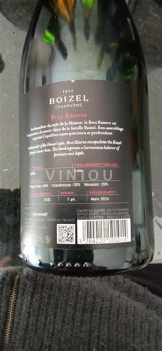 Champaña Champán Boizel Brut Réserve Sin añada