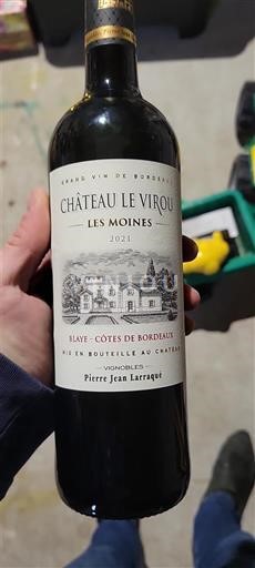 Bordeaux Blaye-côtes-de-bordeaux Château Le Virou Les Moines 2021