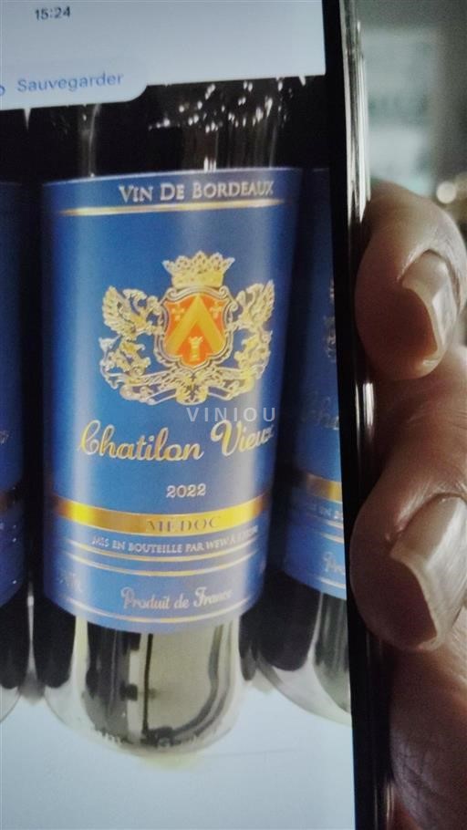 Bordeaux Médoc Chatilon Vieux 2022