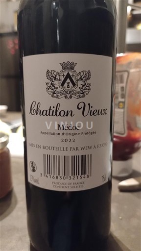 Burdeos Médoc Chatilon Vieux 2022