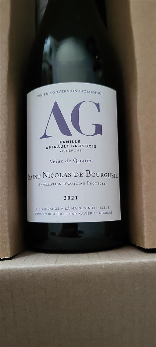 Loiretal Saint-Nicolas-De-Bourgueil Famille Amirault Grosbois Veine de Quartz 2021