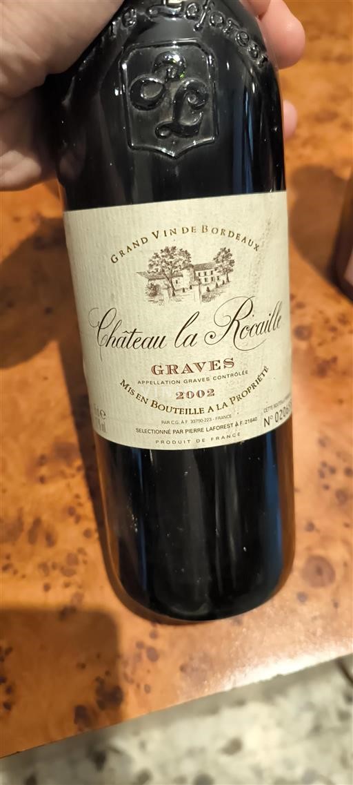 Bordeaux Graves Château La Rocaille 2002