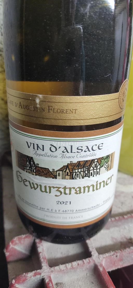 Elsass Grand Cru Cave Augustin Florent Gewurztraminer 2021