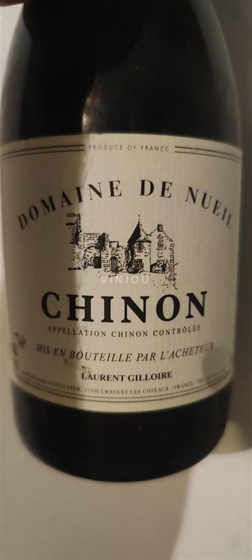 Loiredalen Chinon Domaine Nueïl 2020