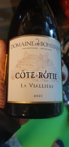 Rhône Valley Côte-Rôtie Domaine Bonserine La Viallière 2021