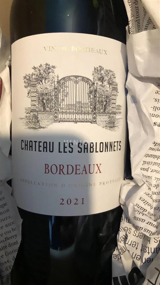 Bordeaux Château Les Sablonnets 2021