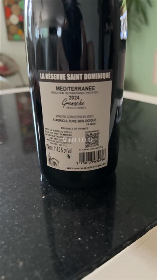 Provence, Nedre Rhônedal, Korsika Middelhavet La Réserve Saint Dominique Grenache 2024