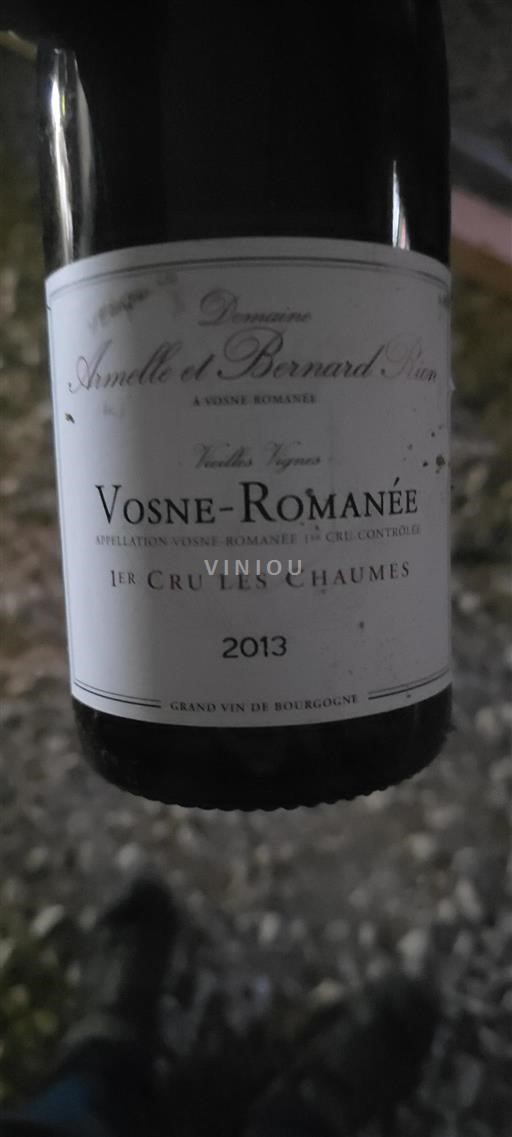Burgund Vosne-Romanée Premier Cru Domaine Armelle et Bernard Rion Vielles Vignes 2013