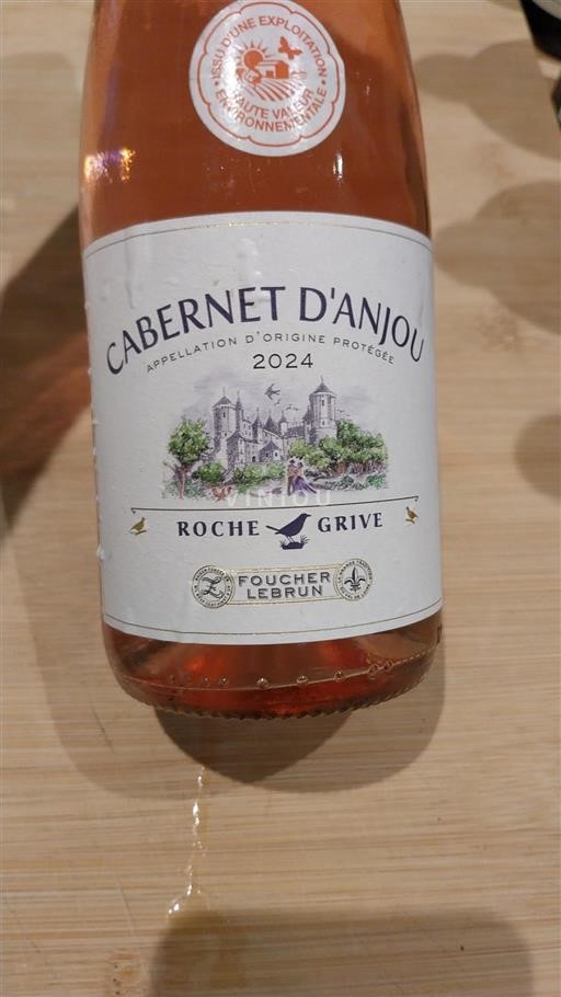 Loirevallei Cabernet d'Anjou Foucher Lebrun Roche Grive 2024