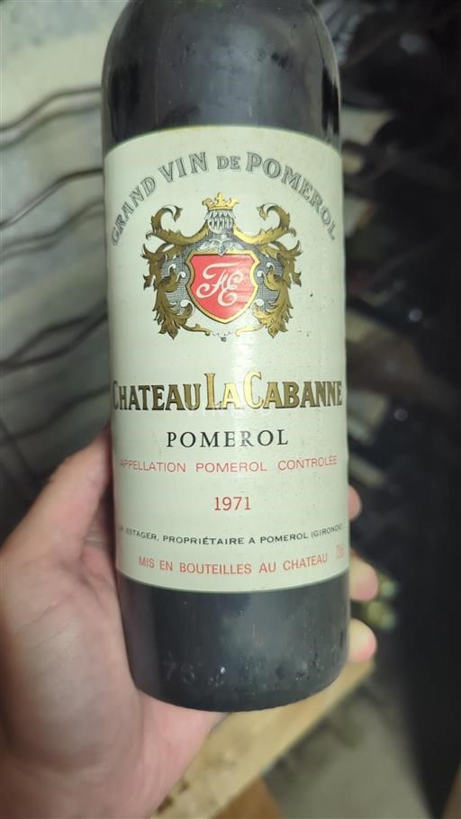 Bordeaux Pomerol Château La Cabanne 1971