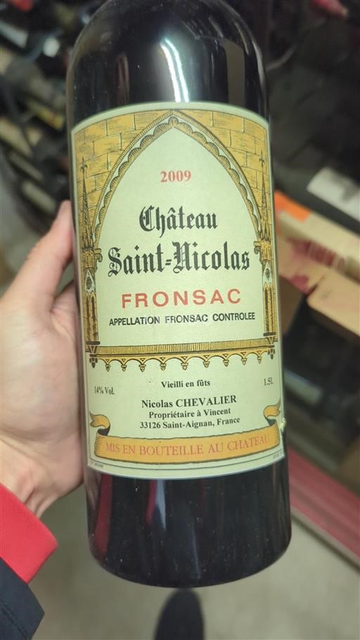 Bordeaux Fronsac Château Saint-Nicolas 2009