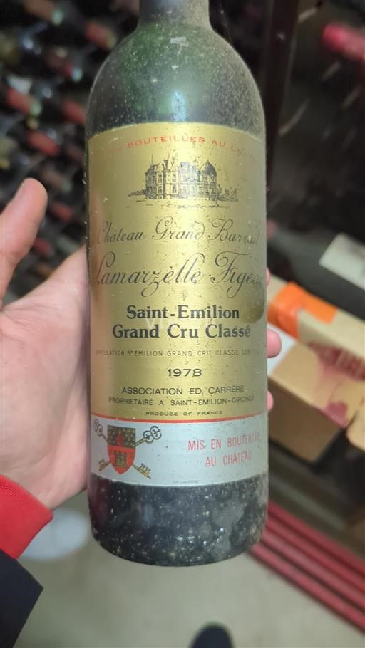 Burdeos Saint-Émilion Grand Cru Château Grand Barrail Lamarzelle Figeac 1978