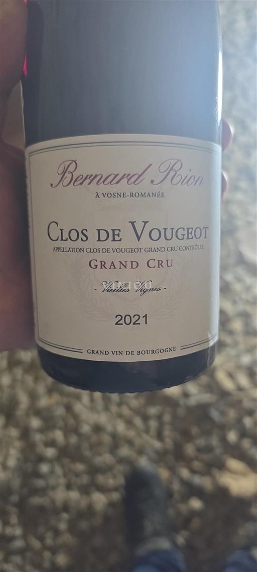 Burgund Clos-de-Vougeot Grand Cru Bernard Rion Vieilles Vignes 2021