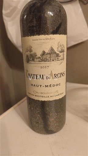 Bordeaux Haut-Médoc Cru Bourgeois Château D’Arcins 2017