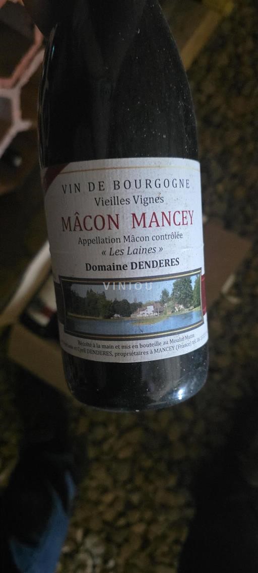 Borgoña Mâcon y Mâcon-villages Domaine Denderes Les Laines 2017