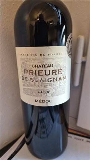 Bordoja Médoc Château Prieure de Blaignan 2015