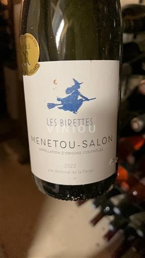 Thung lũng sông Loire Menetou-salon Antoine de la Farge Les Birettes 2022
