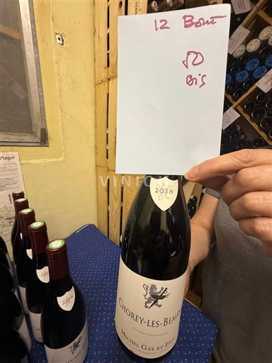 Bourgogne Chorey-lès-beaune Michel Gay et Fils 2018