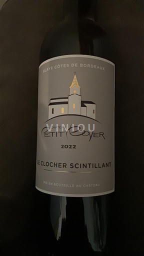 Bordeaux Blaye-côtes-de-bordeaux Château Petit Boyer Le Clocher Scintillant 2022
