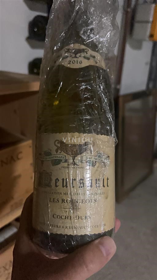 Burgundi Meursault Coche Dury Les Rougeots 2016