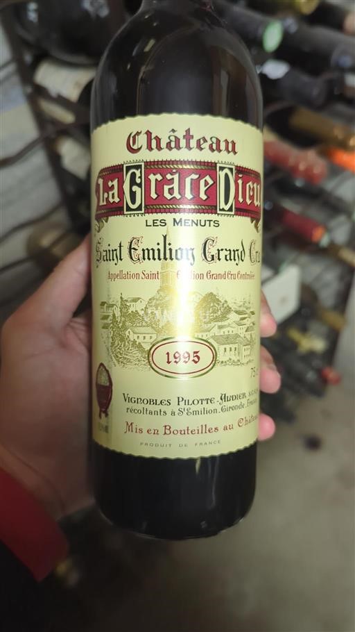 Bordeaux Saint-Émilion Grand Cru Château La Grâce Dieu Les Menuts 1985