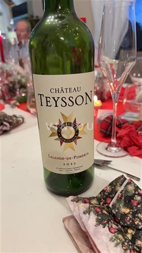 Burdeos Lalande-de-Pomerol Château Teysson 2022