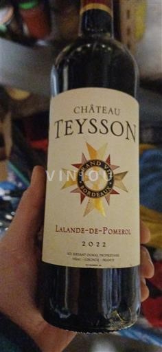 Bordo Lalande-de-Pomerol Château Teysson 2022