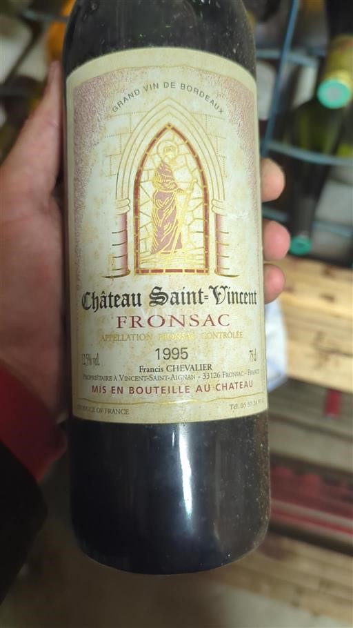 Bordeaux Fronsac Château Saint-Vincent 1995