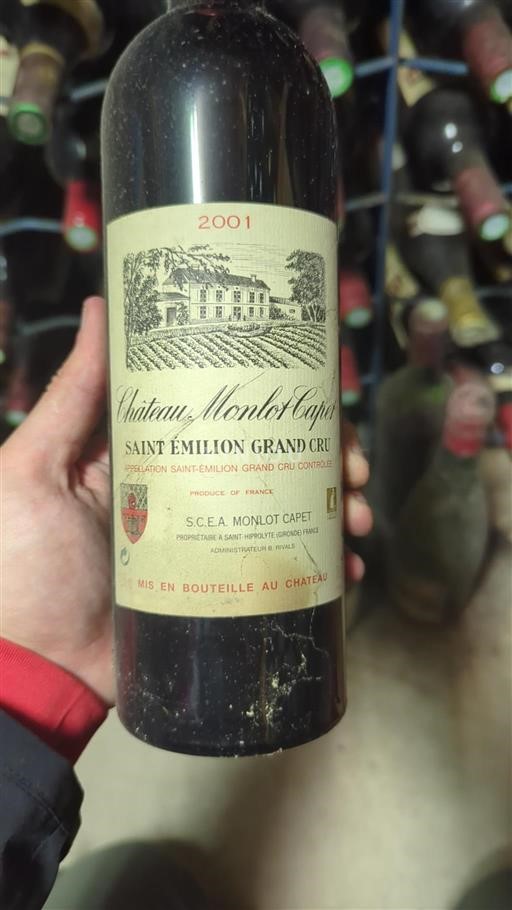Bordeaux Saint-Émilion Grand Cru Grand Cru Château Monlot Capet 2001