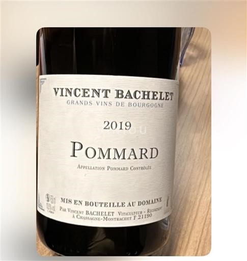 Borgoña Pommard Vincent Bachelet 2019