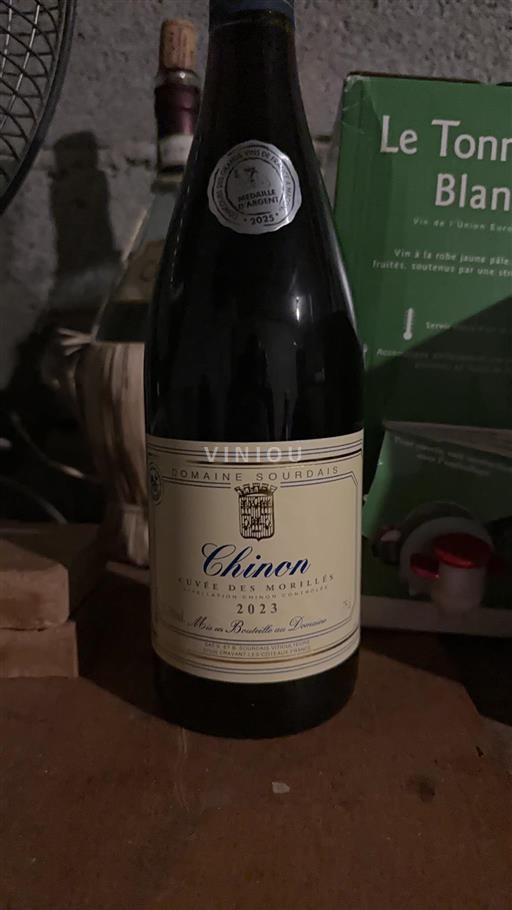 Loiredalen Chinon Domaine Sourdais des Morilles 2023