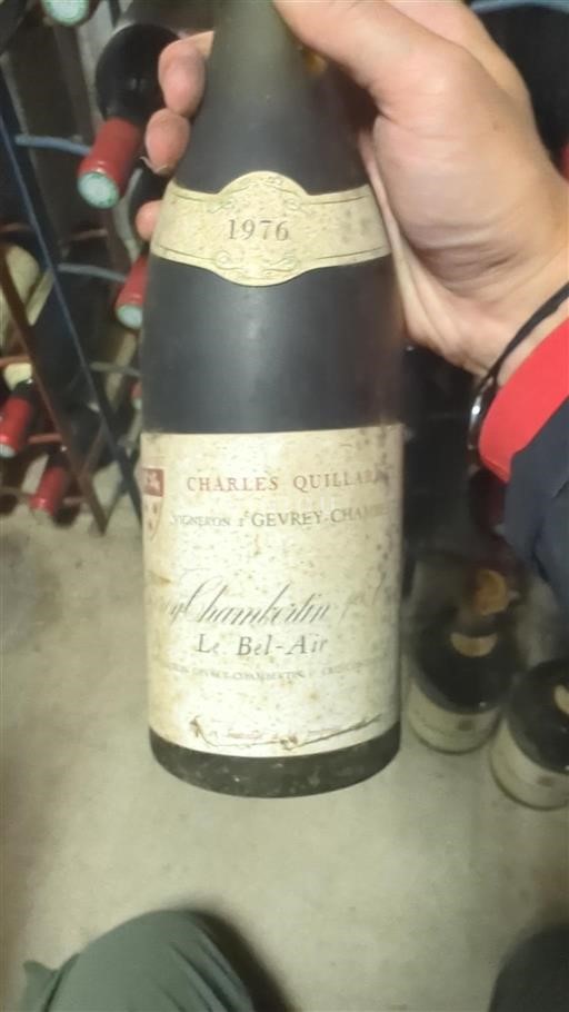 Borgoña Gevrey-Chambertin Grand Cru Charles Quillardet Le Bel-Air 1976