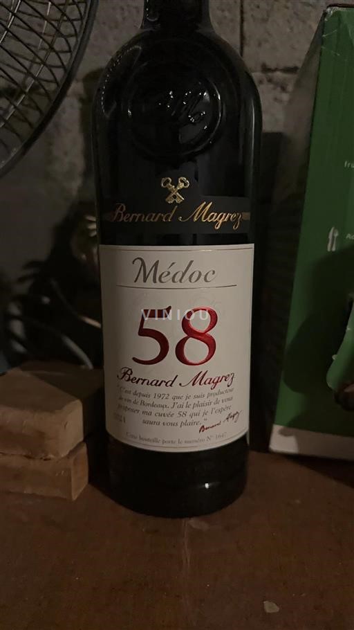 Bordeaux Médoc Bernard Magrez 58 Non Millésimé