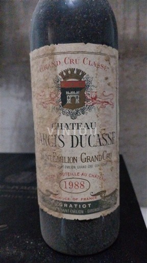 Bordeaux Saint-Émilion Grand Cru Grand Cru Château Larcis Ducasse 1988