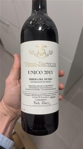 Castille et León Ribera del Duero Vega Sicilia Unico 2015