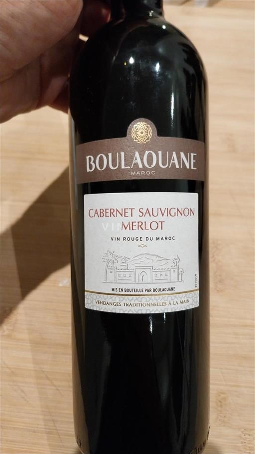 Meknès Không được chỉ định Boulaouane Cabernet Sauvignon Merlot Không niên vụ
