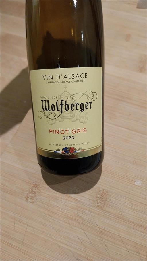 Alsácia Não especificado Grand Cru Wolfberger Pinot Gris 2023
